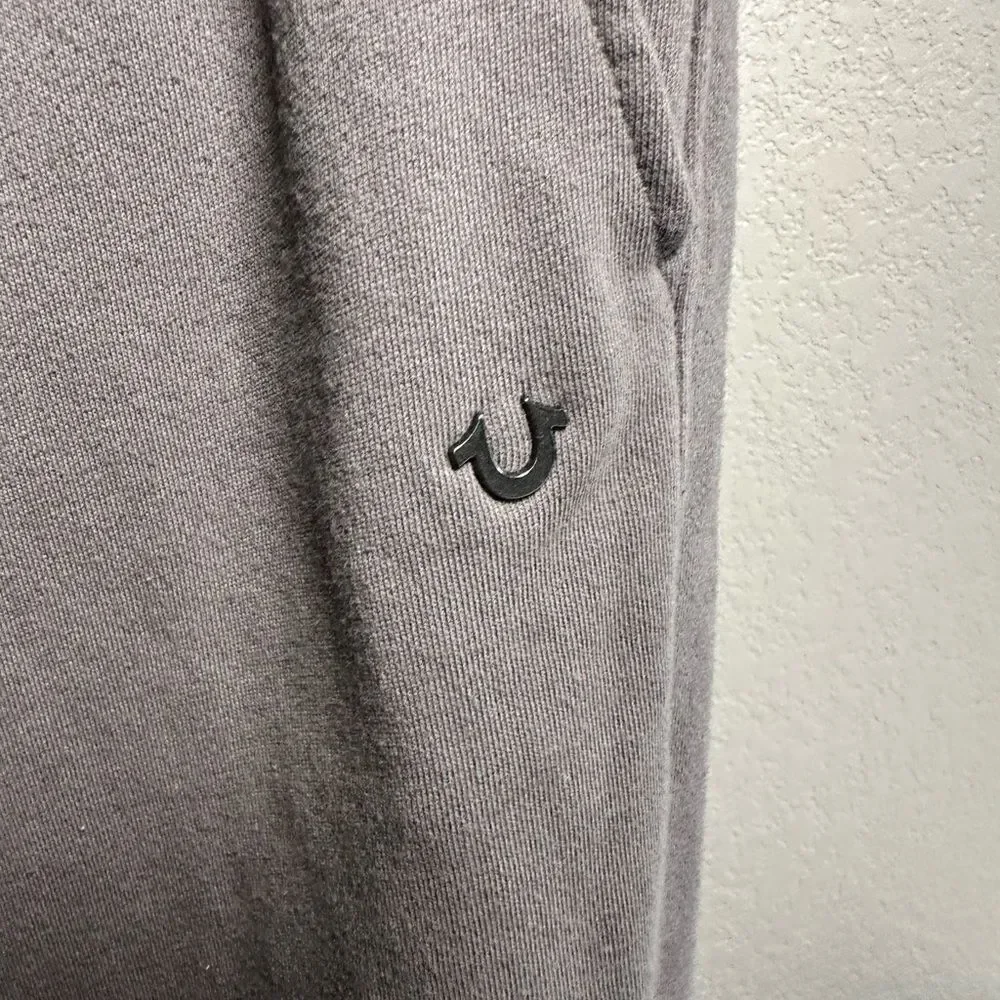 EUC True Religion Men’s Gray Sweatpants Casual Joggers - Size 2XL